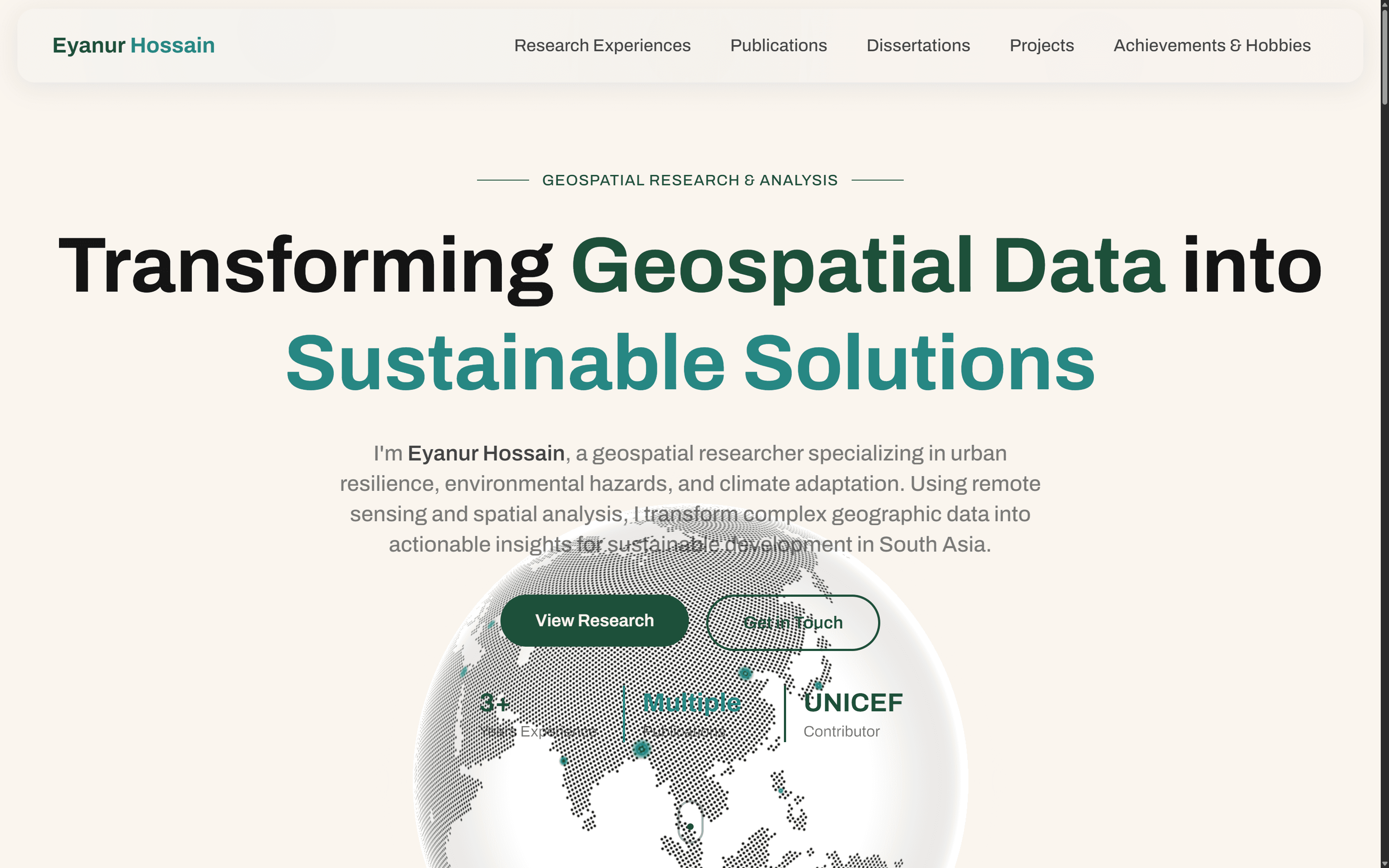 Eyanur Hossain Portfolio